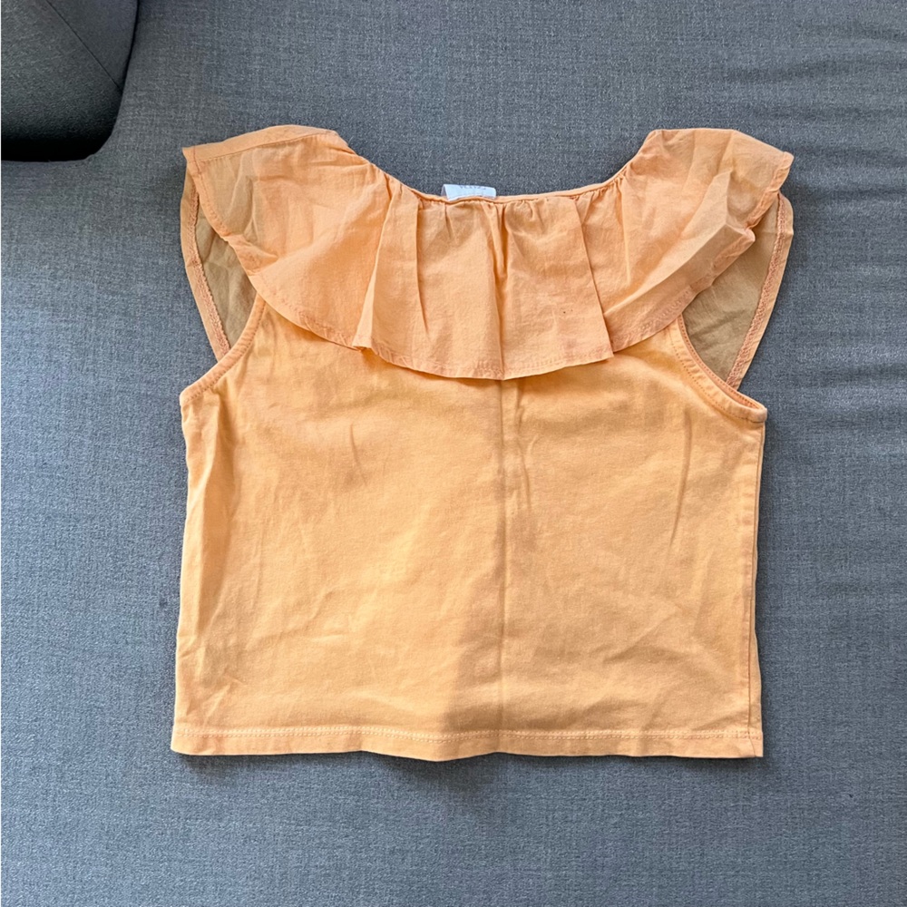 Zara RUFFLED TOP - Picture 2 of 5